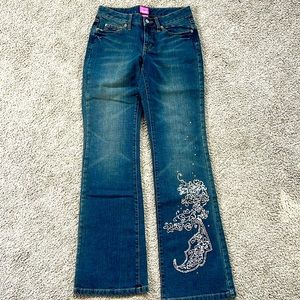 Rhinestone and Sequin Jeans